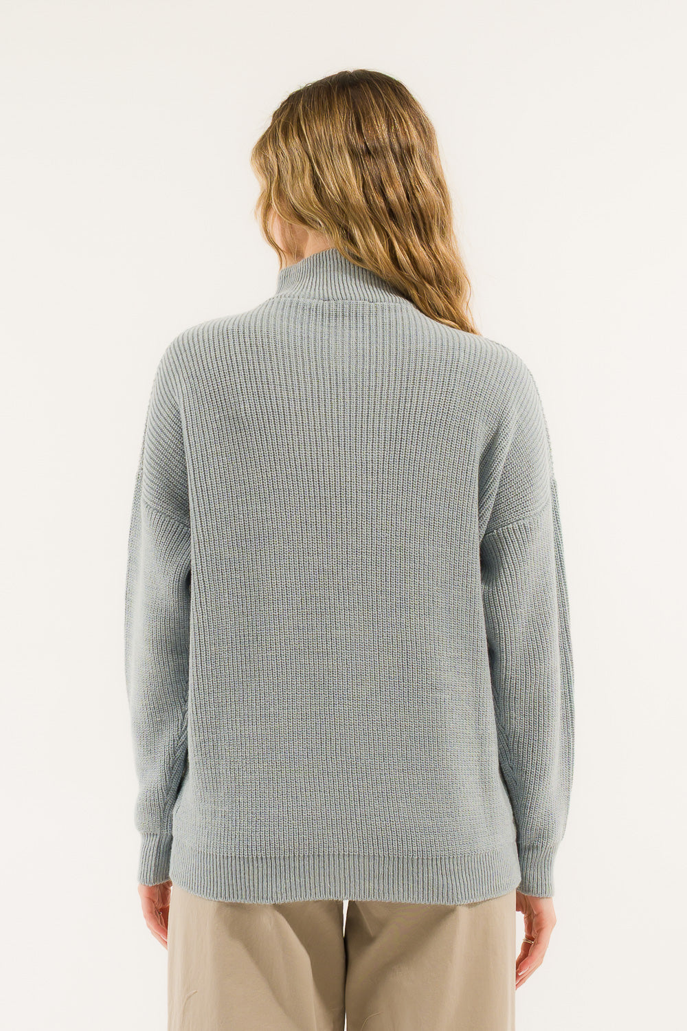 MAGLIA ZIP COLLO