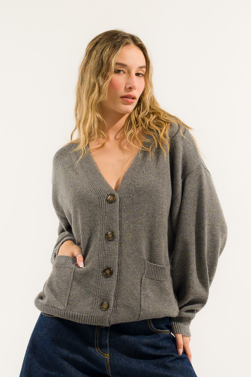 CARDIGAN TASCHE