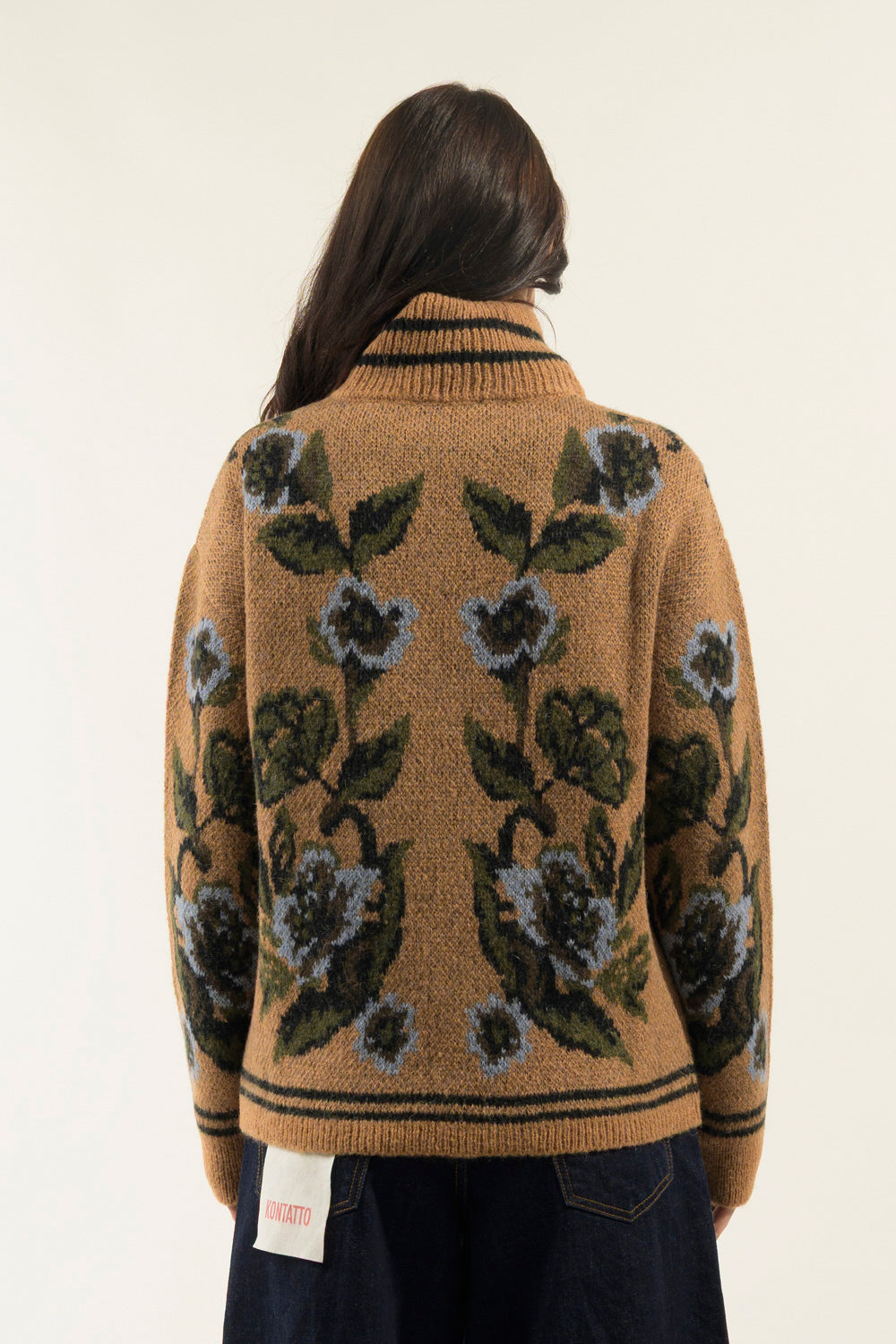 BOMBER JACQUARD FIORI
