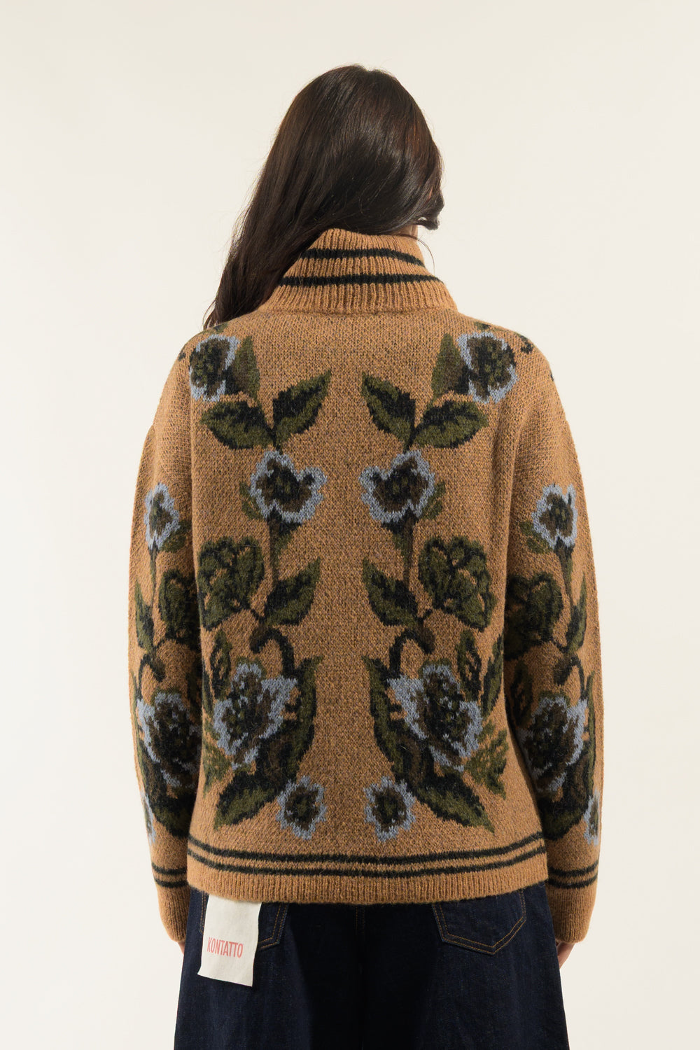 BOMBER JACQUARD FIORI