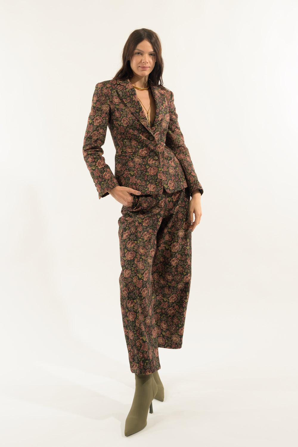 PANTALONE FANTASIA BARREL CROPPED