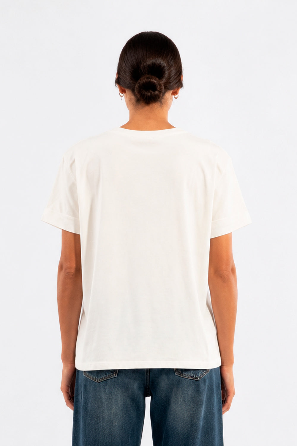 T-SHIRT SPALLINE CON TASCA