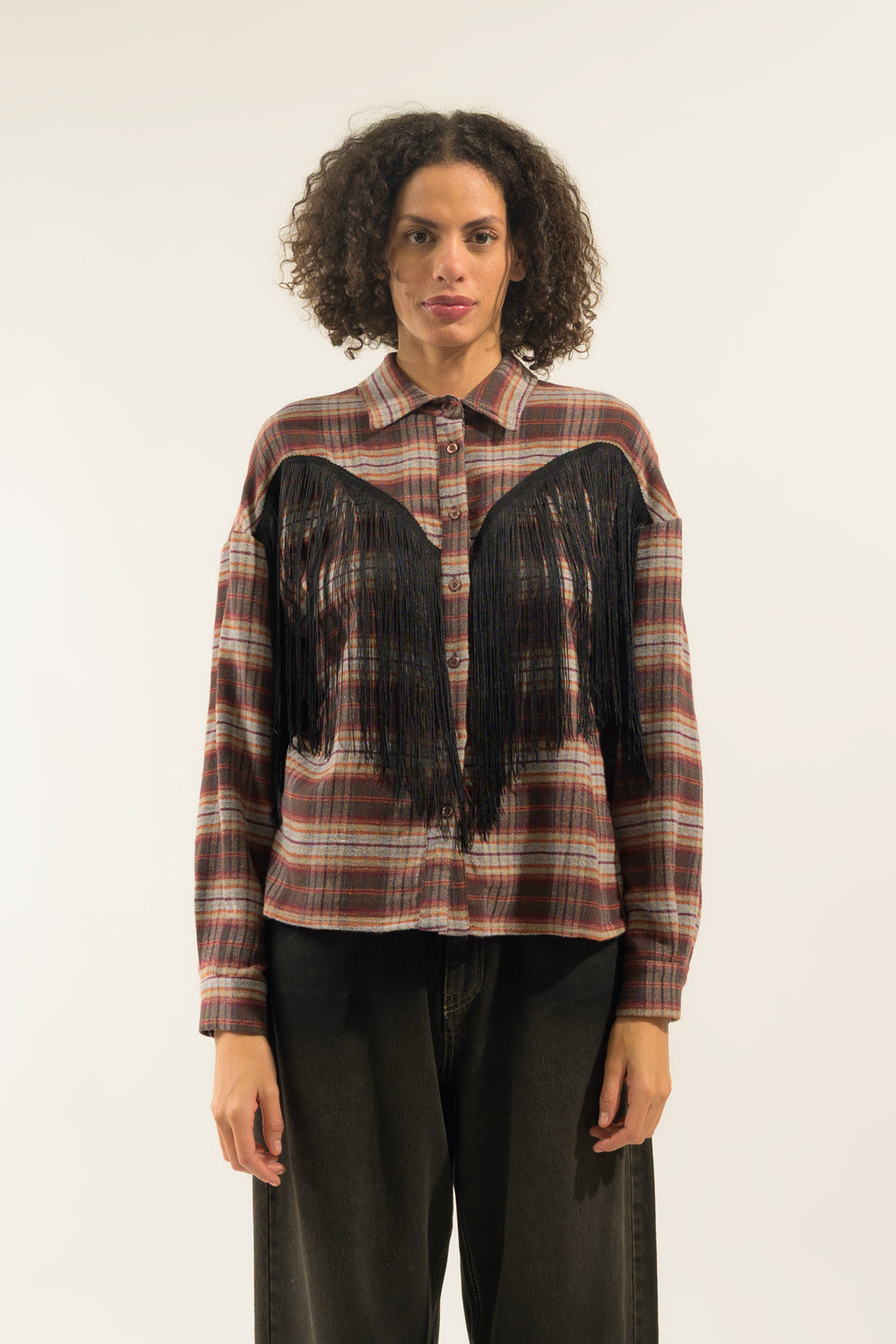 CAMICIA FRANGE CHECK