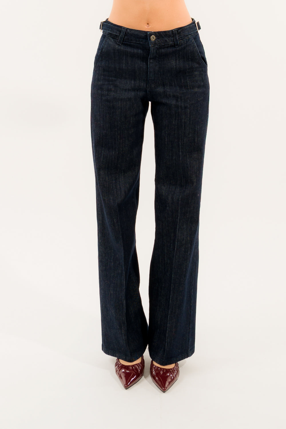 JEANS RITA FIBBIE VITA REGULAR