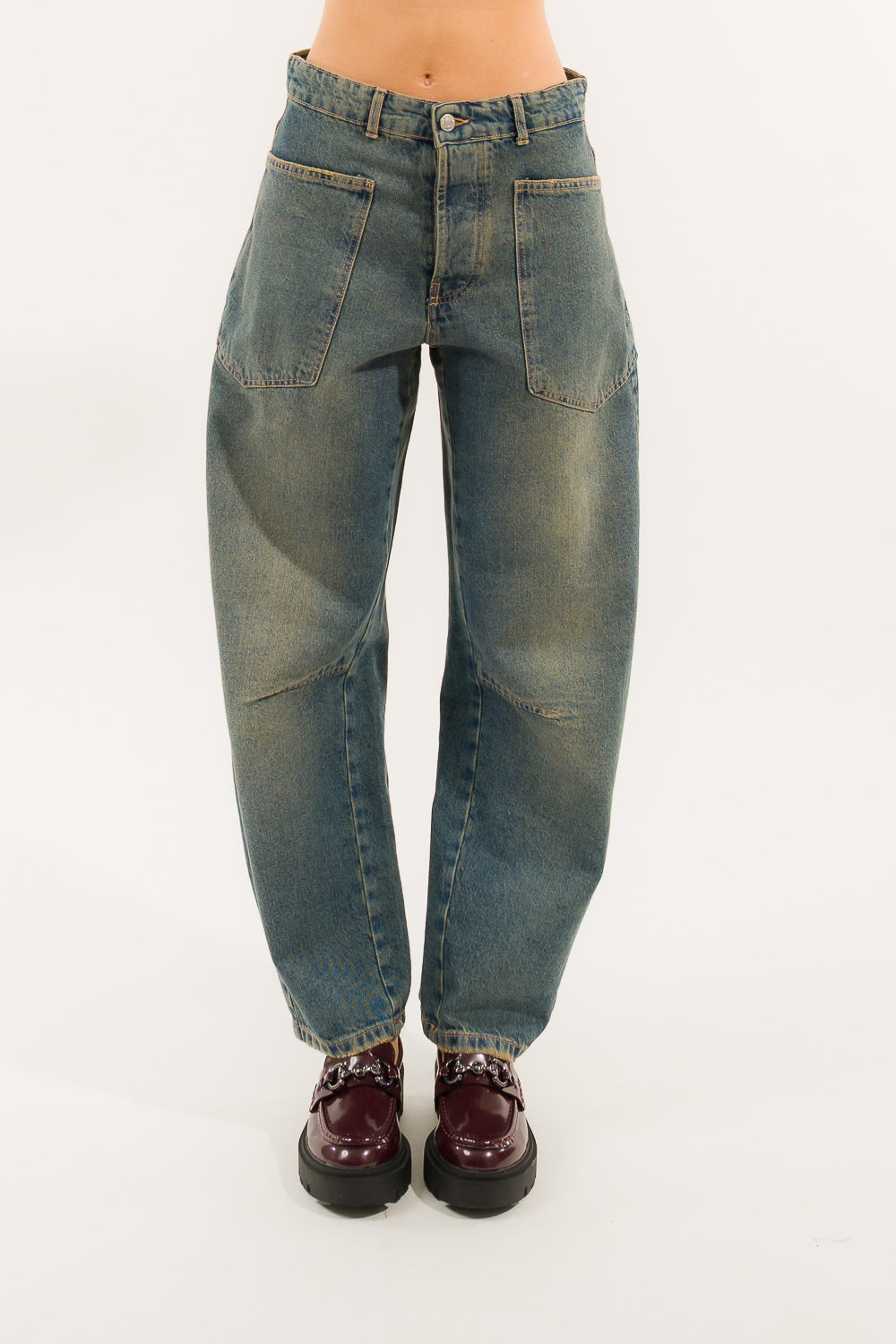 JEANS AGATA BARREL TASCHE TOPPA