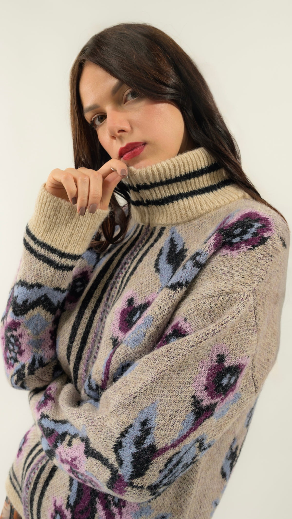 BOMBER JACQUARD FIORI