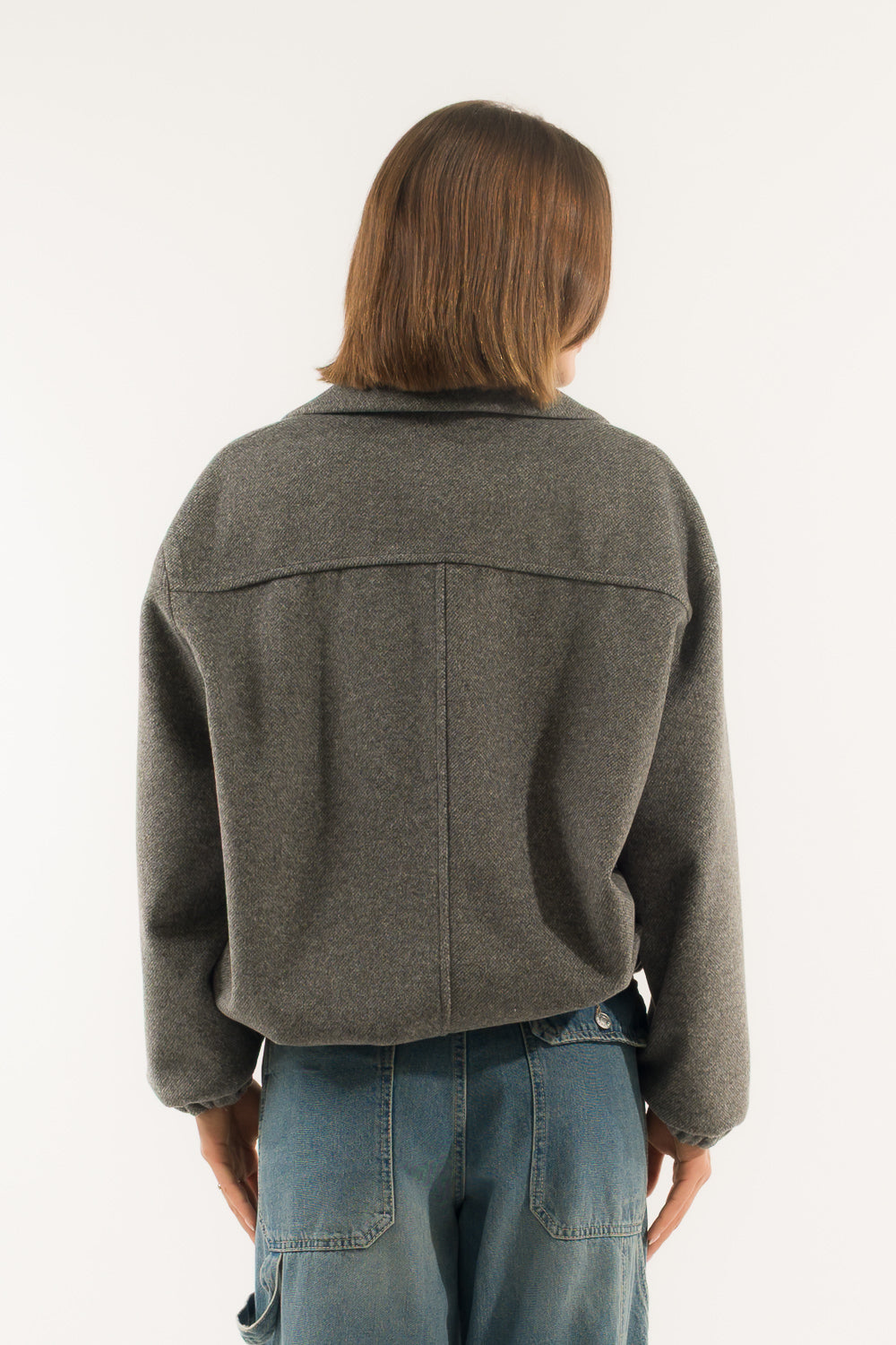 BOMBER COLLO REVER ELASTICO PANNO