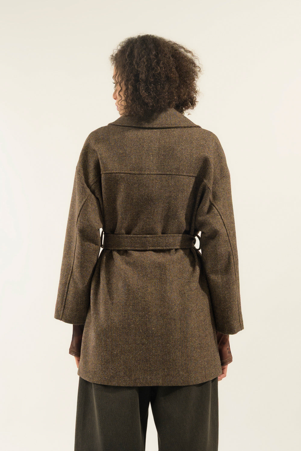 TRENCH SPINATO PANNO