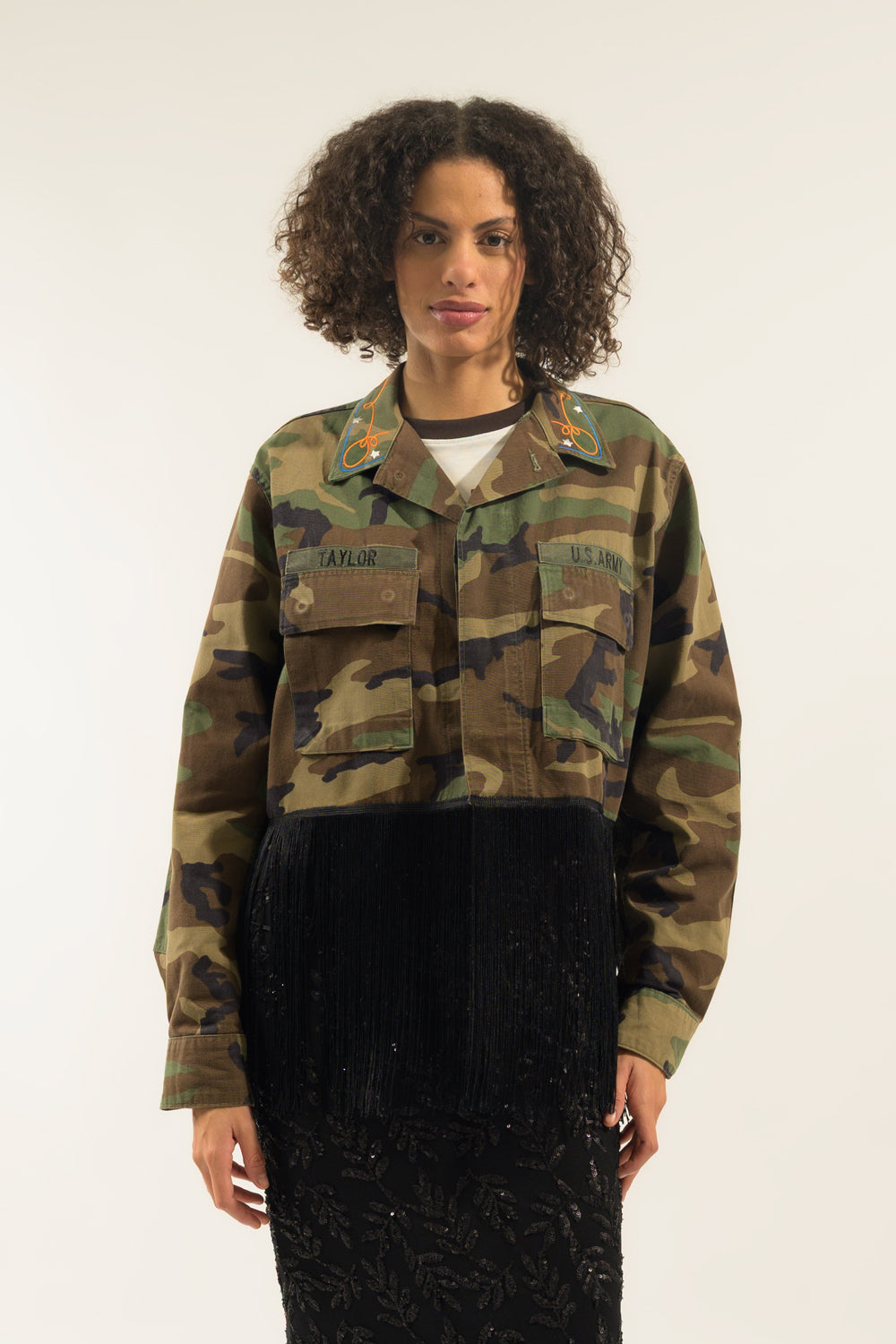 CAMICIA CAMU CROPPED FRANGE