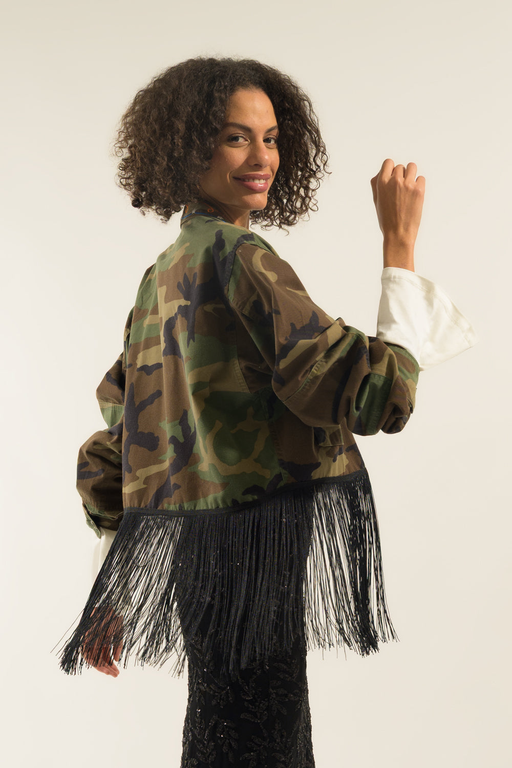 CAMICIA CAMU CROPPED FRANGE