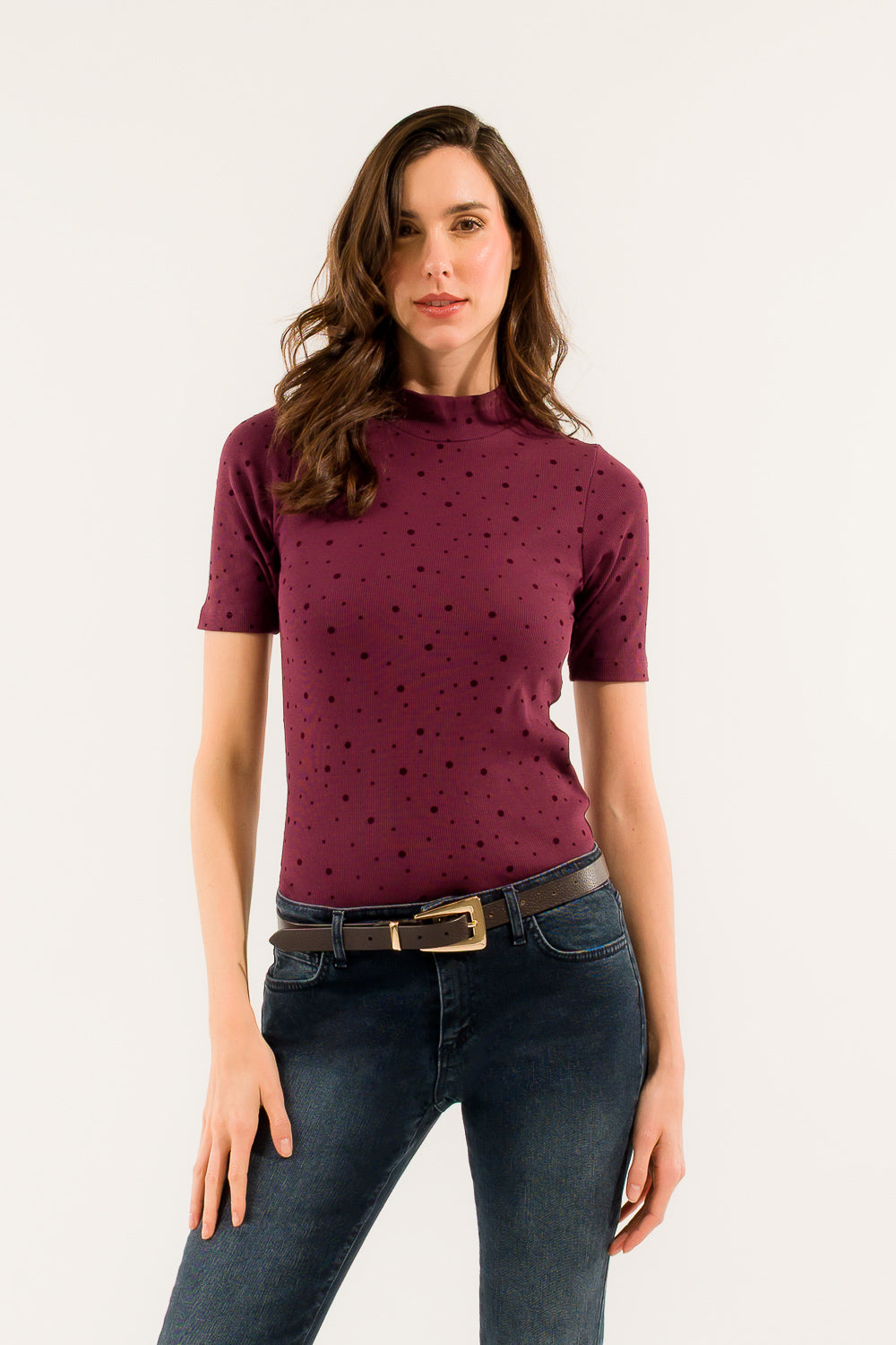 T-SHIRT MANICA CORTA POIS