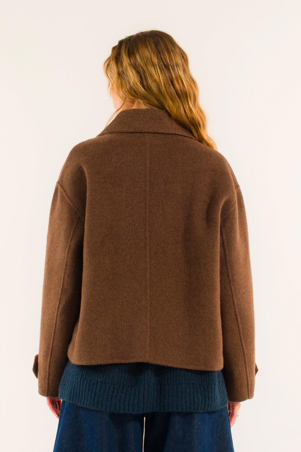 CAPPOTTO CORTO DOPPIO PETTO HAND MADE