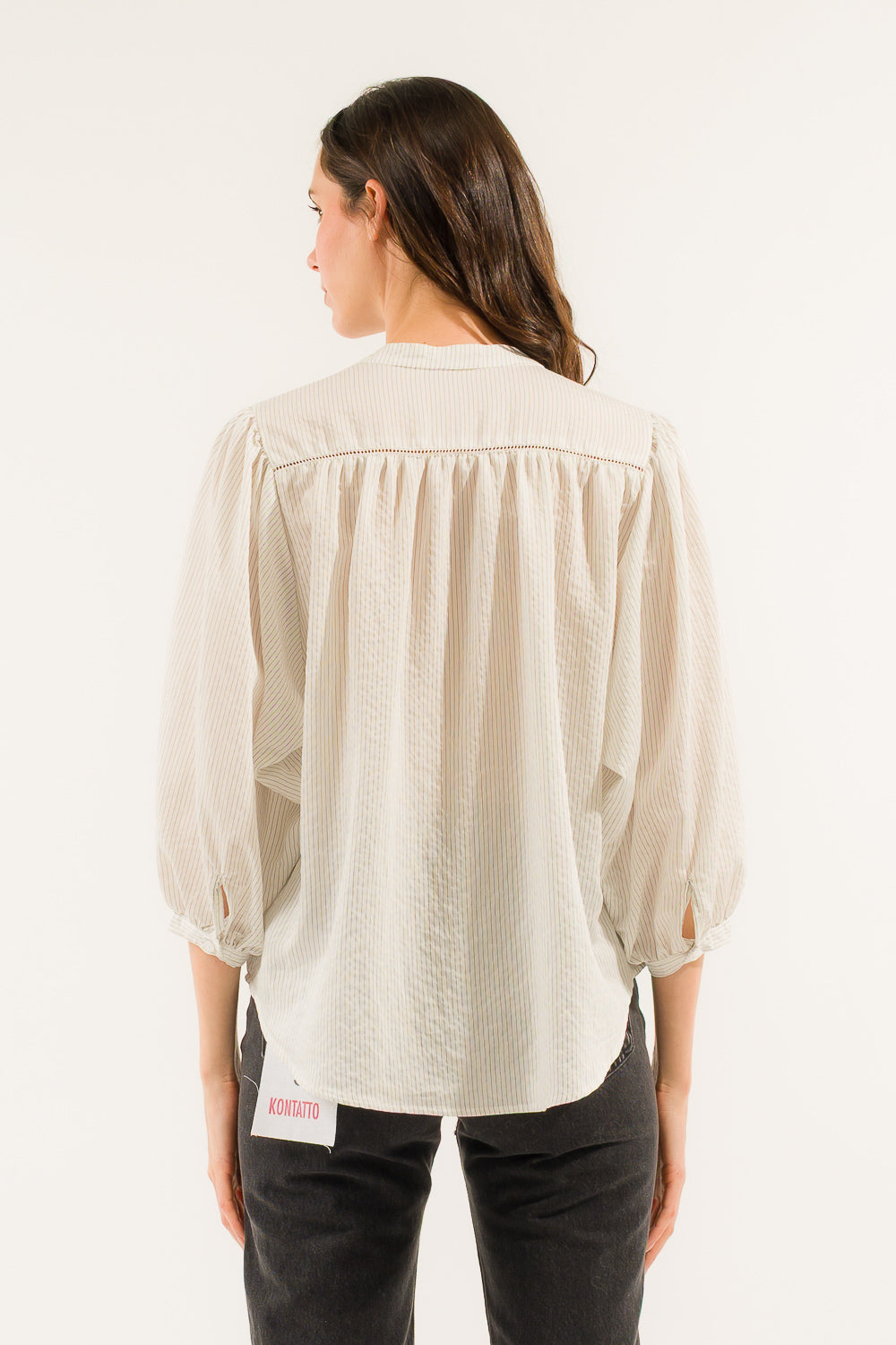 CAMICIA GESSATA INSERTI
