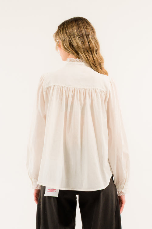 CAMICIA COLLO PIZZO