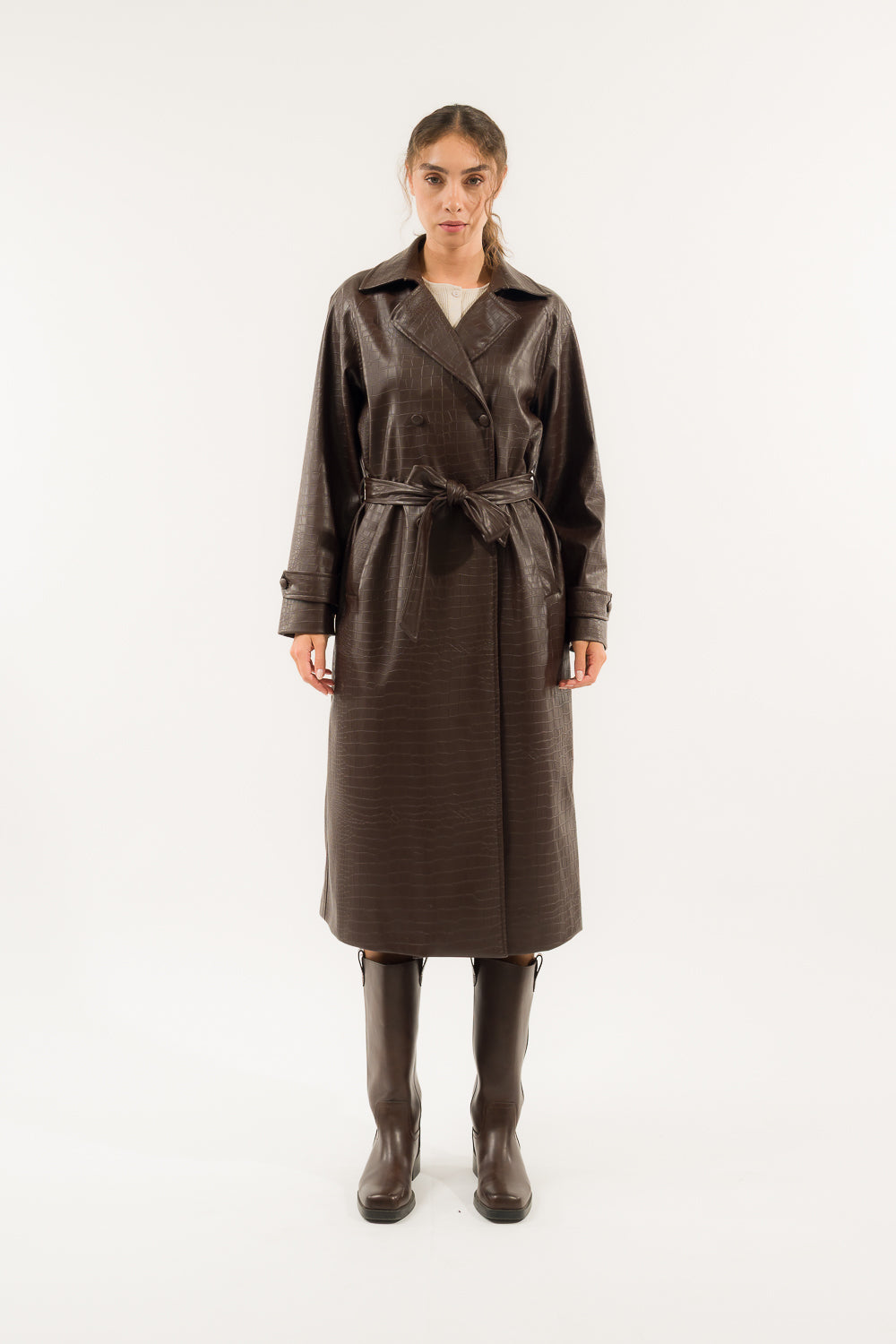 TRENCH STAMPA COCCO