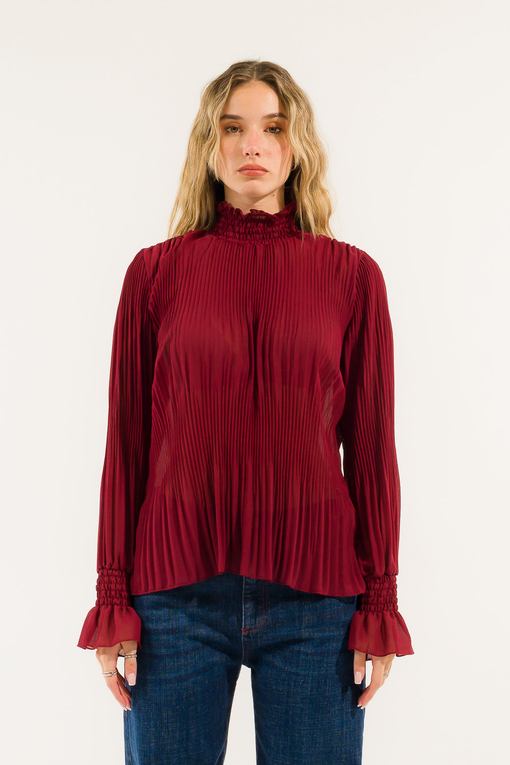 CAMICIA PLISSE