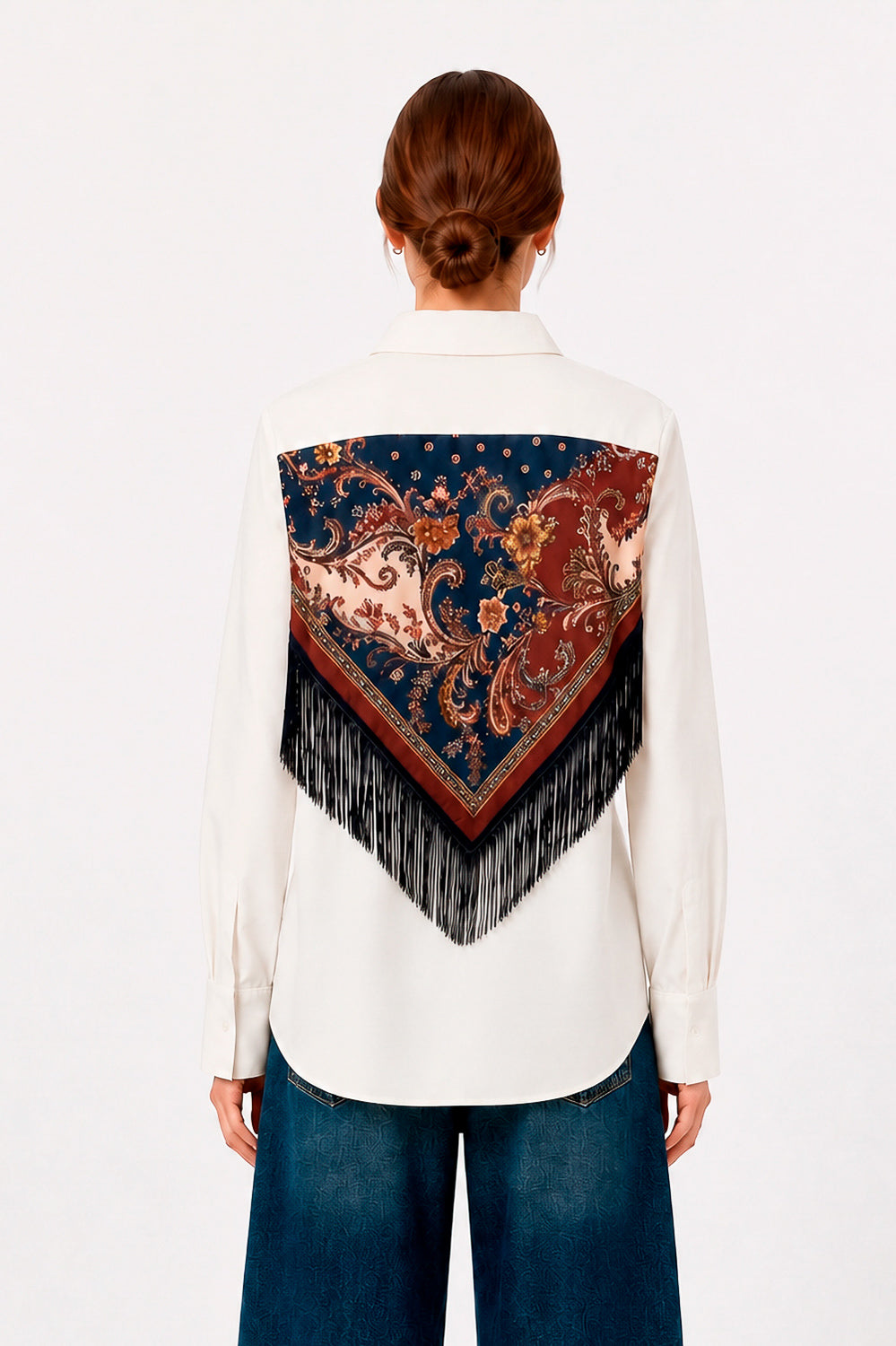 CAMICIA CON FOULARD