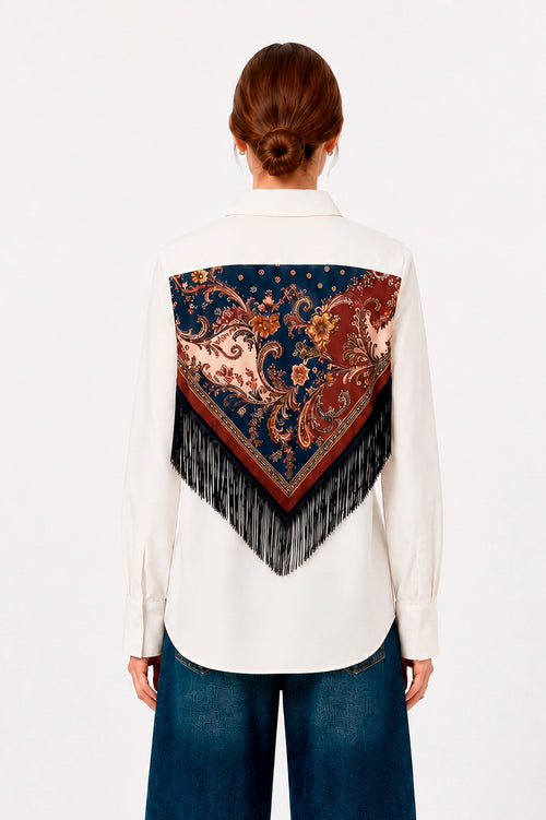 CAMICIA CON FOULARD