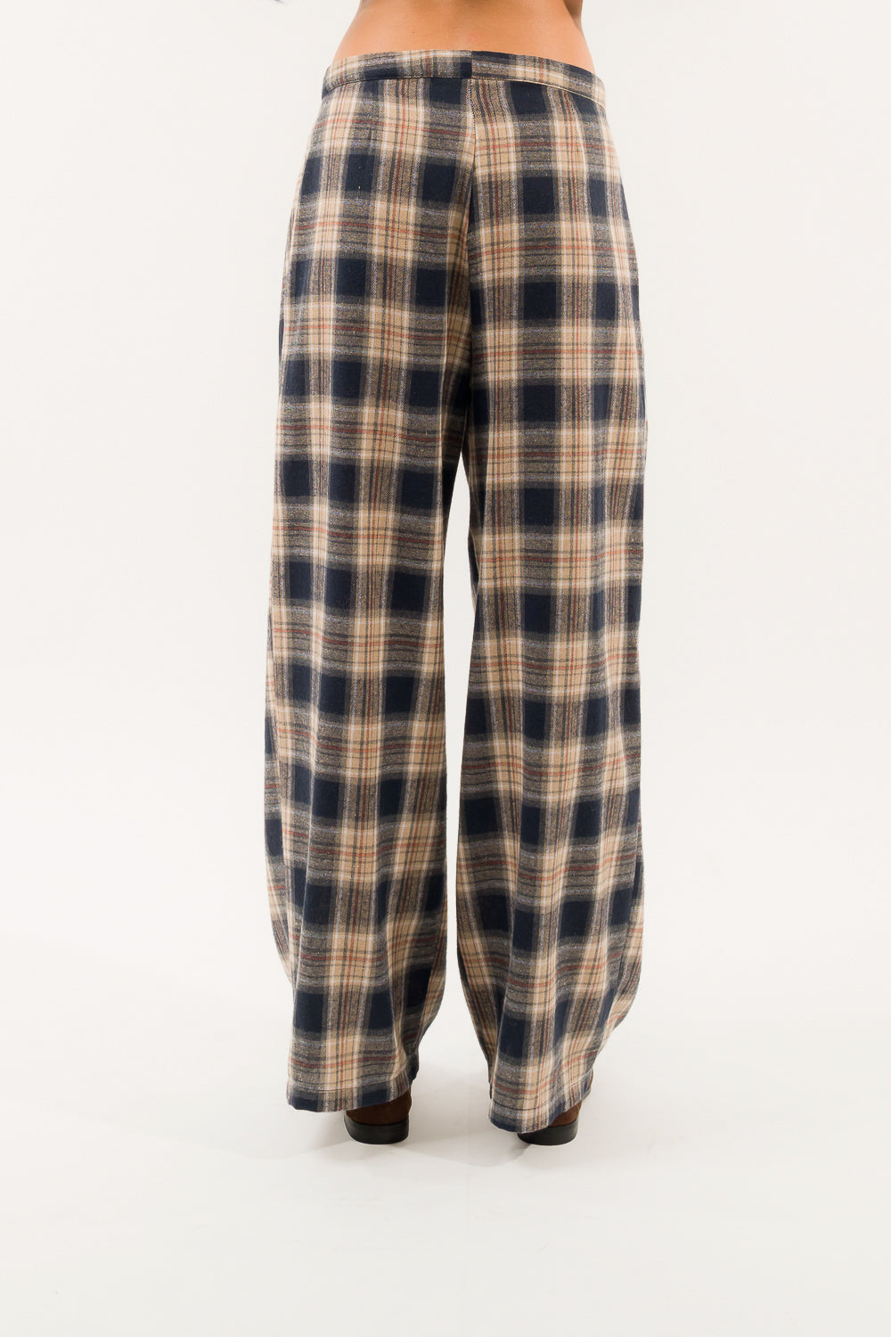 PANTALONE CHECK FIBBIA