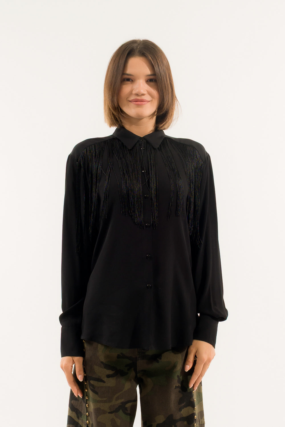 CAMICIA FRANGE SPALLA