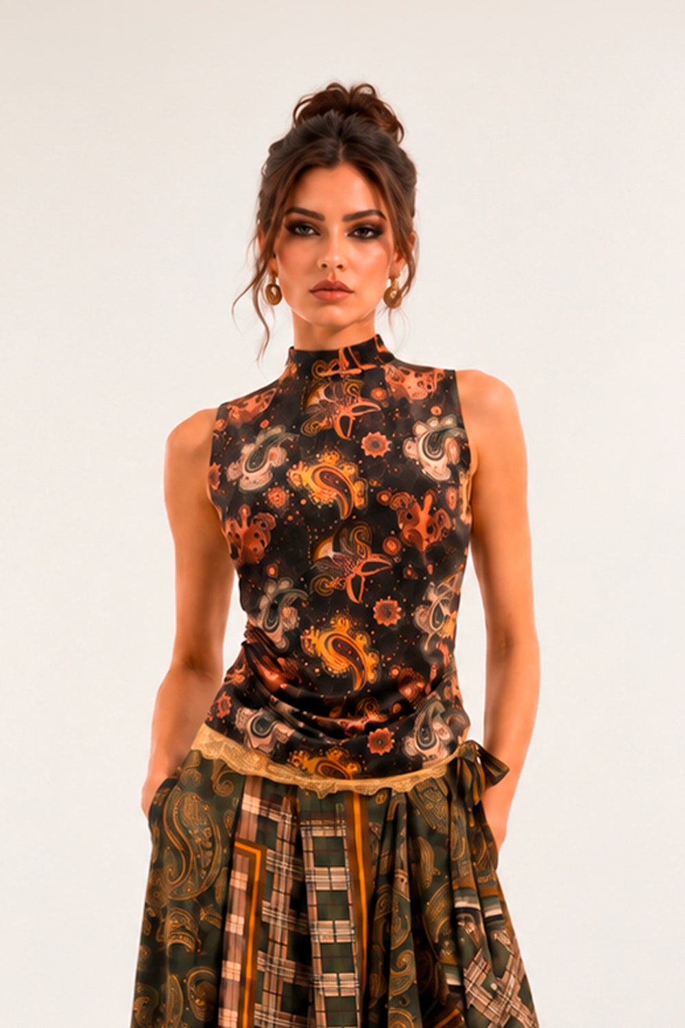 TOP CINIGLIA CON PIZZO
