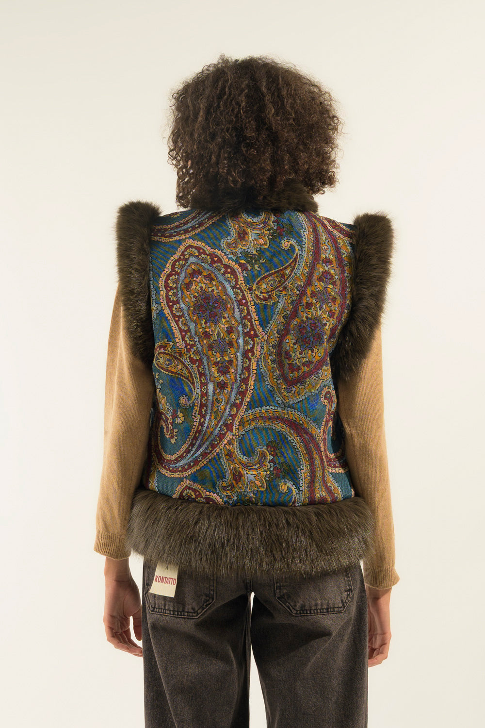 GILET JACQUARD PELLICCIA