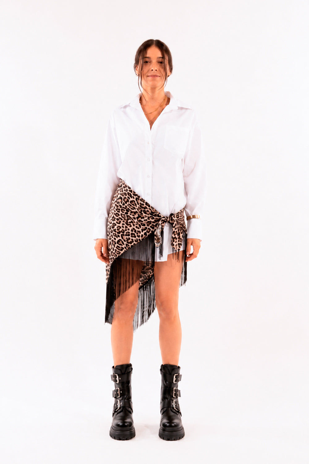 CAMICIA OVER FOULARD
