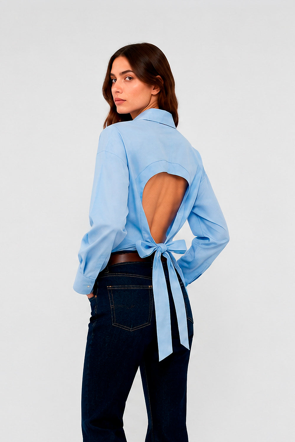 CAMICIA CUT OUT SCHIENA